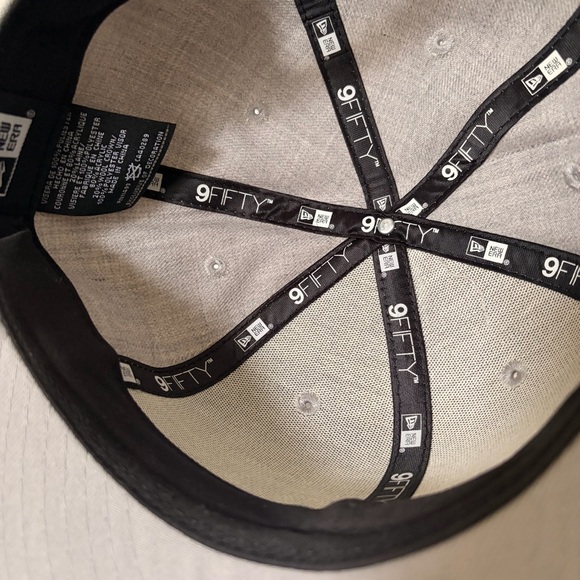 New Era Gray and Blue Golden State Warriors Hat - Picture 7 of 7